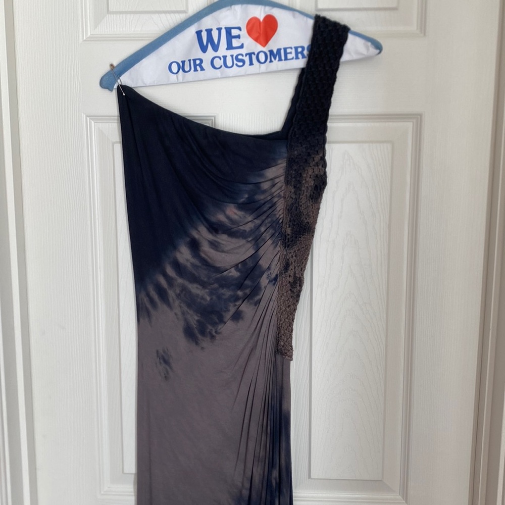 Grey tie dye Maxi dress. Size small.